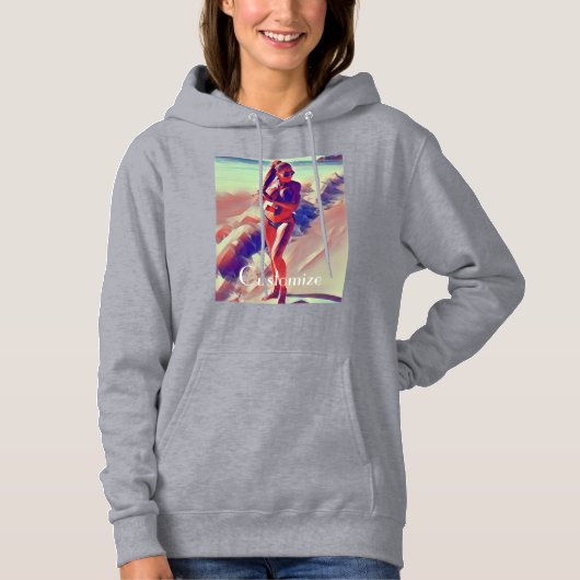 Beach Girl Thunder_Cove Hoodie (Voorkant)