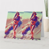 Beach Girl Thunder_Cove Kaart (Voorkant)