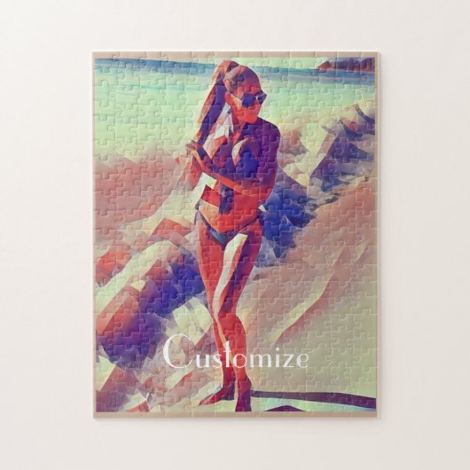 Beach Girl Thunder_Cove Legpuzzel (Verticaal)