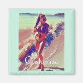 Beach Girl Thunder_Cove Magneet (Voorkant)