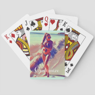 Beach Girl Thunder_Cove Pokerkaarten