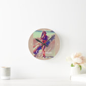 Beach Girl Thunder_Cove Ronde Klok (Huis)