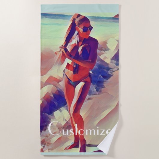 Beach Girl Thunder_Cove Strandlaken (Voorkant)