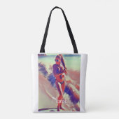 Beach Girl Thunder_Cove Tote Bag (Achterkant)