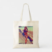 Beach Girl Thunder_Cove Tote Bag (Achterkant)