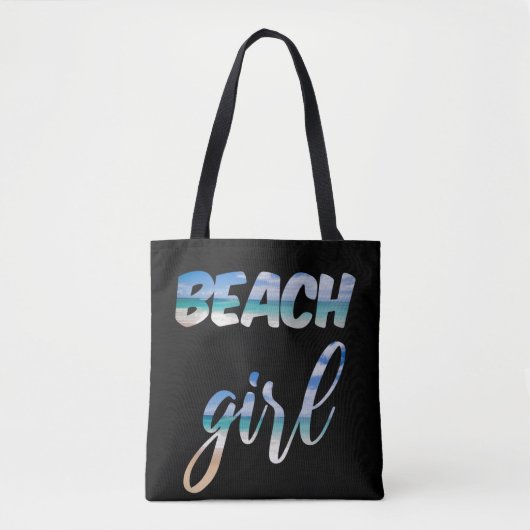 Beach Girl Tote Bag (Voorkant)