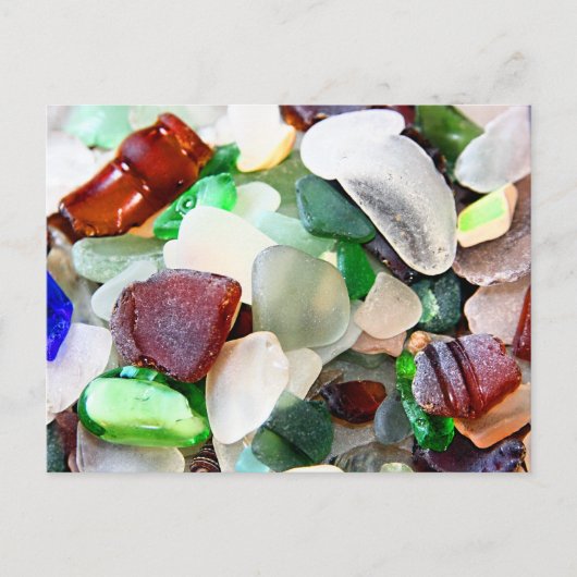 Beach Glass Briefkaarten (Voorkant)