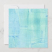 Beach Glass Modern Terrazzo Retro Vrijgezellenfees Kaart (Achterkant)