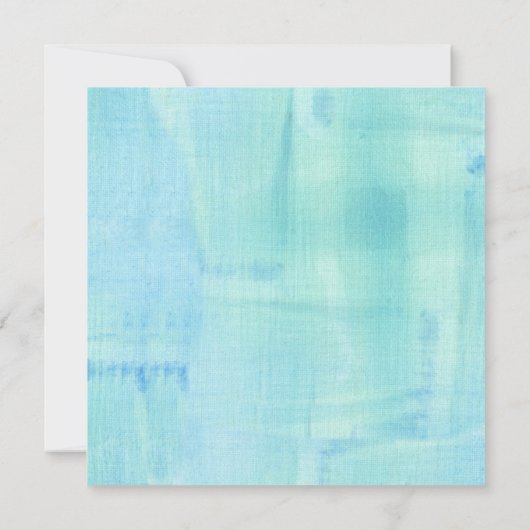 Beach Glass Modern Terrazzo Retro Vrijgezellenfees Kaart (Achterkant)