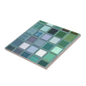 Beach Glass Mosaic Tile Art Tegeltje (Zijkant)