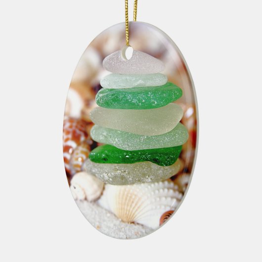 Beach Glass Ornament (Links)