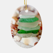 Beach Glass Ornament (Achterkant)