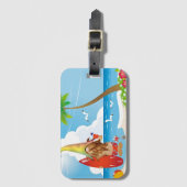 Beach Gnome Bagagelabel (Voorkant (verticaal))