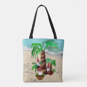 Beach Gnomes Canvas tas (Achterkant)
