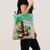 Beach Gnomes Canvas tas (Dichtbij)