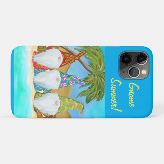BEACH GNOMES Case-Mate iPhone CASE (Achterkant (horizontaal))
