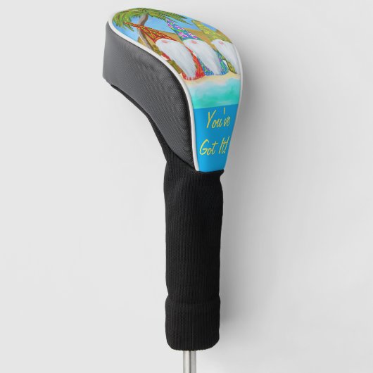 BEACH GNOMES GOLFHEADCOVER (Schuin)