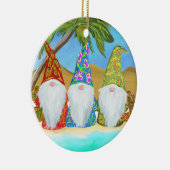 BEACH GNOMES KERAMISCH ORNAMENT (Rechts)