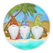 BEACH GNOMES KERAMISCHE KNOP (Voorkant)