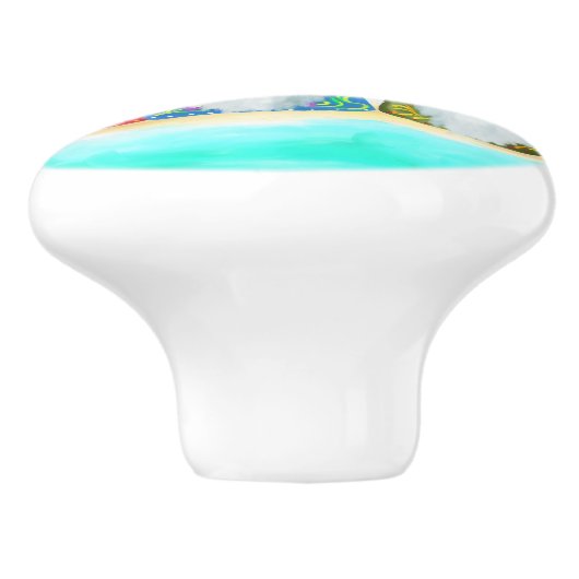 BEACH GNOMES KERAMISCHE KNOP (Zijkant)