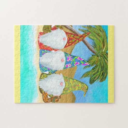 BEACH GNOMES LEGPUZZEL (Horizontaal)