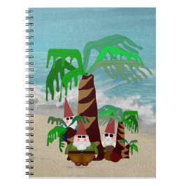 Beach Gnomes Spiral Notitieboek