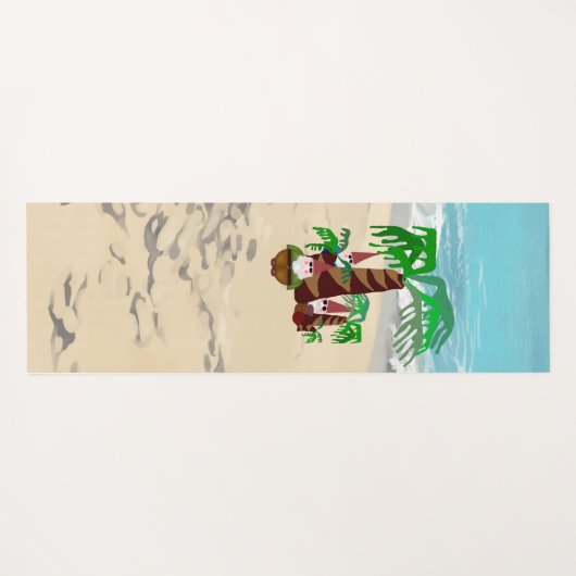 Beach Gnomes Yoga Mat (Achterkant (horizontaal))