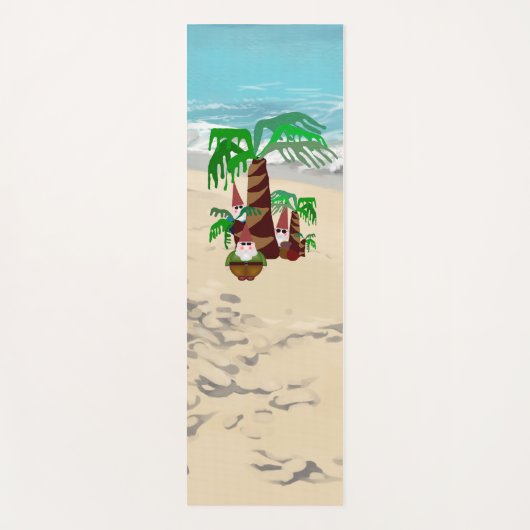 Beach Gnomes Yoga Mat (Voorkant)