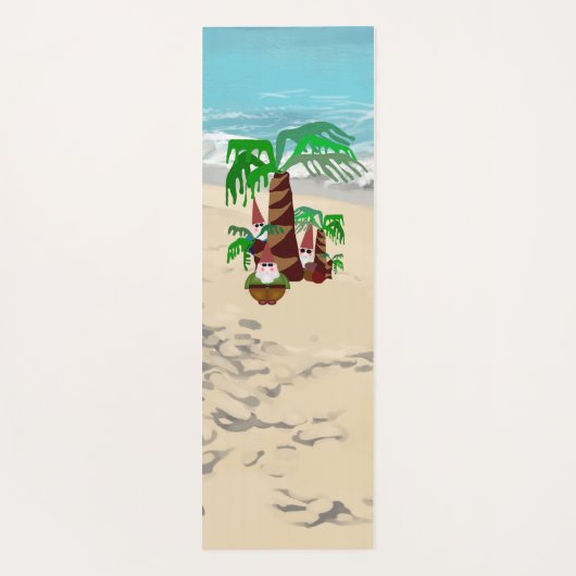 Beach Gnomes Yoga Mat (Achterkant)
