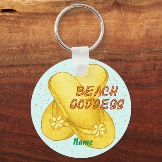 Beach Goddess Sleutelhanger (Voorkant)