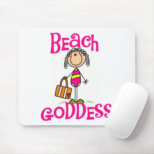 Beach Goddess Tshirts en Gifts Muismat (Met muis)