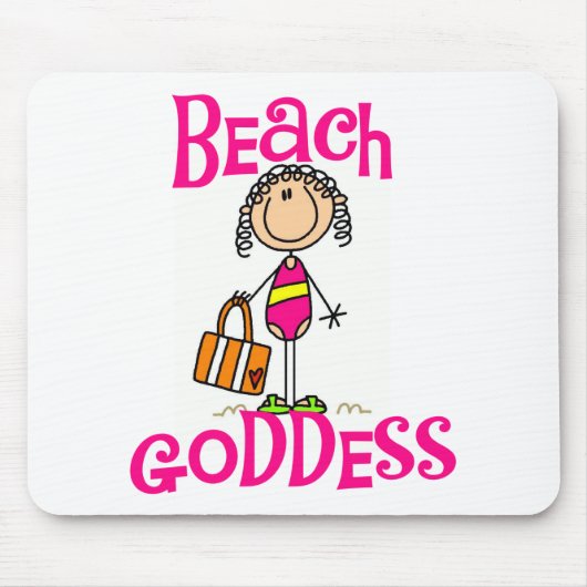 Beach Goddess Tshirts en Gifts Muismat (Voorkant)