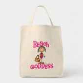 Beach Goddess Tshirts en Gifts Tote Bag (Voorkant)
