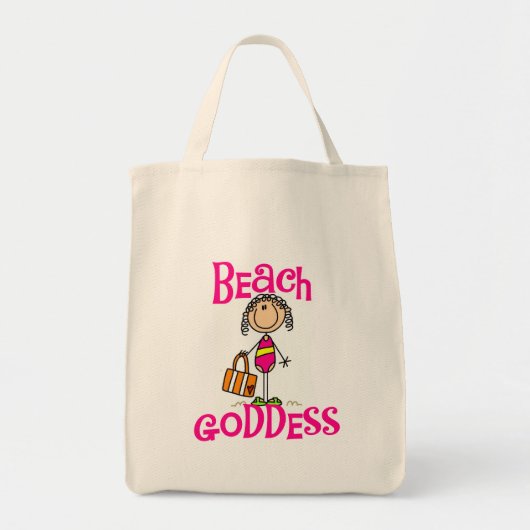 Beach Goddess Tshirts en Gifts Tote Bag (Voorkant)