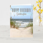Beach Godfather Verjaardag Kaart (Gele Bloem)