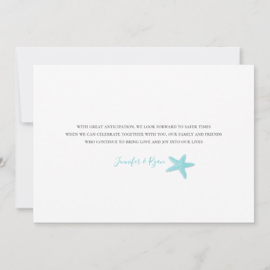 Beach Gold Sparkle we hebben uitgezocht met een fo Kaart (Achterkant)