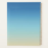 Beach Gradient Monogram  Planner (Achterkant)