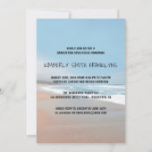 Beach Graduation Party Foto Kaart (Achterkant)