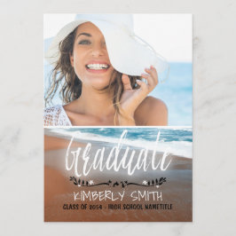 Beach Graduation Party Foto Kaart