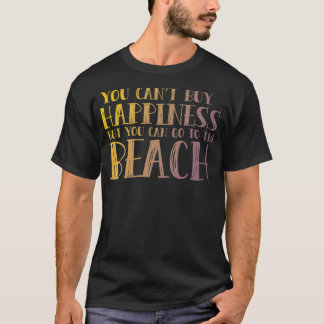 Beach grappige zomertijd t-shirt