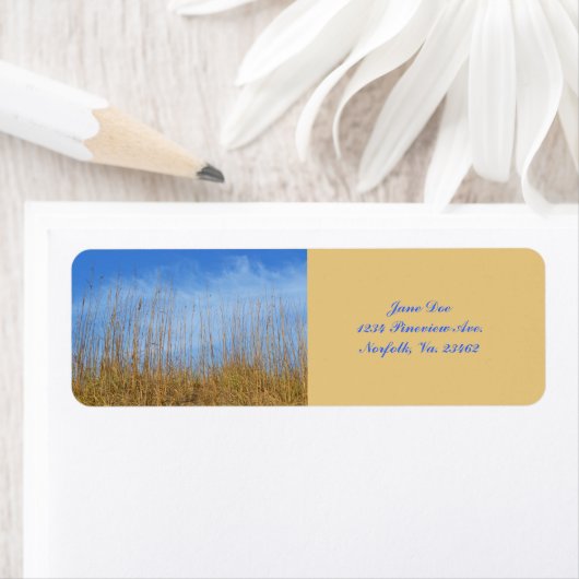 Beach Grass by Shirley Taylor Etiket (Insitu)
