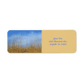 Beach Grass by Shirley Taylor Etiket (Voorkant)