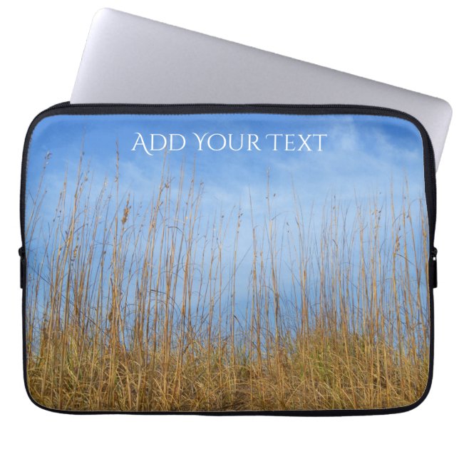 Beach Grass by Shirley Taylor Laptop Sleeve (Voorkant)