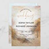 Beach grass Invitat Kaart (Voorkant / Achterkant)