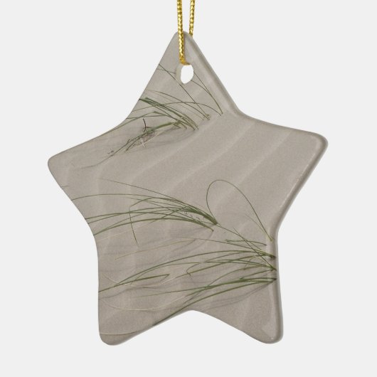 Beach Grass Keramisch Ornament (Links)
