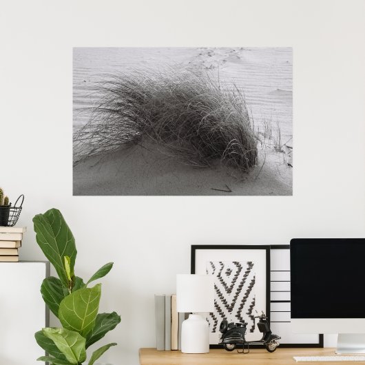 Beach Grass Poster (Thuiskantoor)
