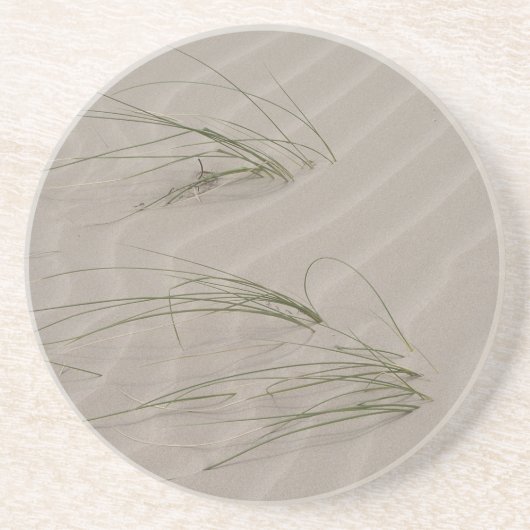 Beach Grass Sandstone Onderzetter (Voorkant)