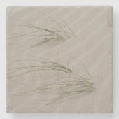 Beach Grass Stenen Onderzetter (Voorkant)