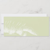 Beach Grass Wedding Invitations Martha's Vineyard Kaart (Achterkant)
