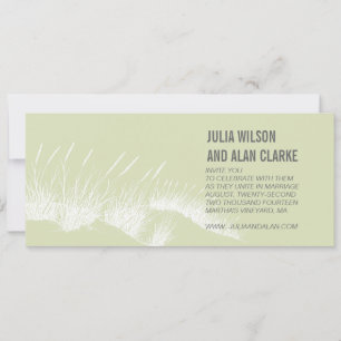 Beach Grass Wedding Invitations Martha's Vineyard Kaart